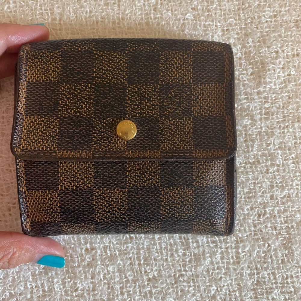 Louis Vuitton Brown Checkered Wallet